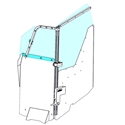 Gun Rack - Single Weapon, Single Cell Mounted, Vertical (GR7-ZRT-AR SECURE) ZRT, Gun, Rack, Dual, Weapon, Single, Cell, Mounted, Vertical, 2174